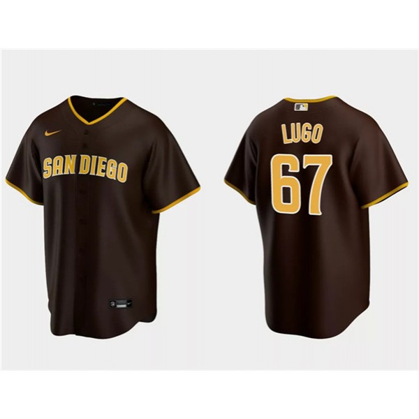 San Diego Padres #67 Seth Lugo Brown Cool Base Stitched Jersey