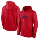 St. Louis Cardinals Red Pregame Performance Pullover Hoodie