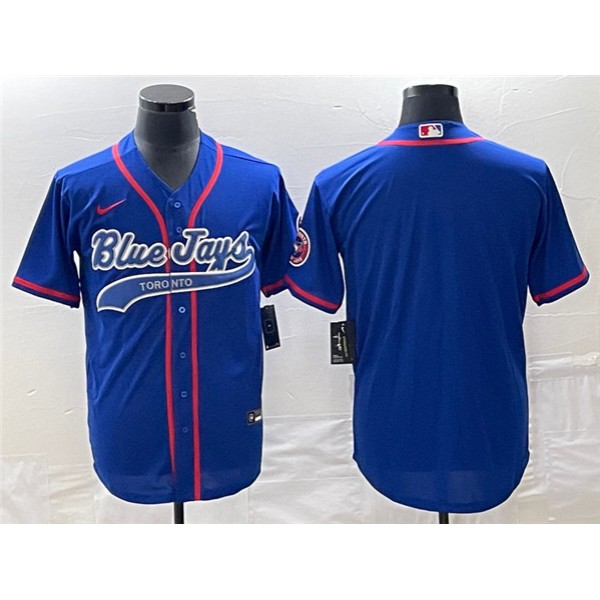 Toronto Blue Jays Blank Royal Cool Base Stitched Jersey