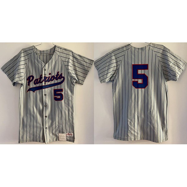 Vintage Somerset Patriots Custom Gray Stitched Jersey