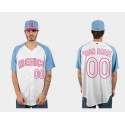 Mexico Baseball ACTIVE PLAYER Custom White Blue 2023 World Baseball Classic Stitched Jersey