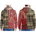 San Francisco 49ers Red Gold Pullover Hoodie