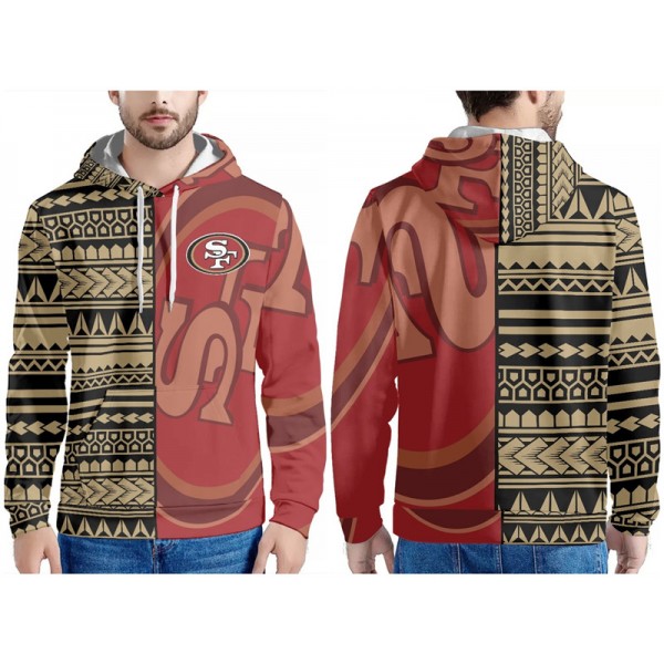 San Francisco 49ers Red Gold Pullover Hoodie