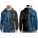 Carolina Panthers Black Blue Pullover Hoodie