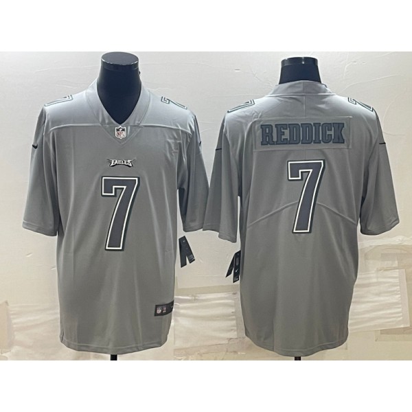 Philadelphia Eagles #7 Haason Reddick Gray Atmosphere Fashion Stitched Jersey