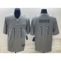 Philadelphia Eagles #11 A.J. Brown Gray Atmosphere Fashion Stitched Jersey