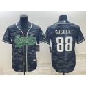 Philadelphia Eagles #88 Dallas Goedert Grey Camo With Patch Cool Base Stitched Baseball Jersey