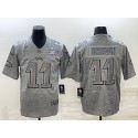 Philadelphia Eagles #11 A. J. Brown Grey Super Bowl LVII Patch Stitched Jersey