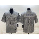 Philadelphia Eagles #11 A. J. Brown Grey Stitched Jersey
