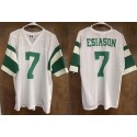 New York Jets #7 Boomer Esiason White Stitched Jersey