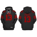 San Francisco 49ers #13 Brock Purdy Black Alternate Pullover Hoodie