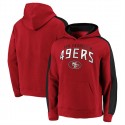 San Francisco 49ers Red Game Time Arch Pullover Hoodie