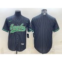 Philadelphia Eagles Blank Black With Patch Cool Base Stitched Baseball Jersey