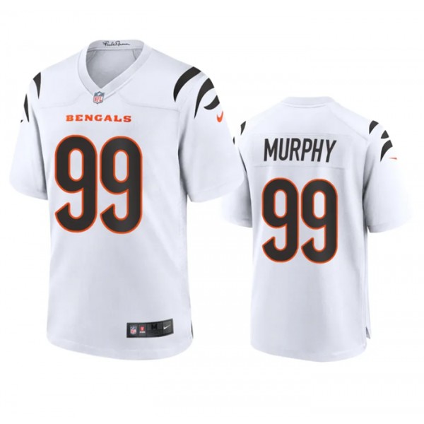 Cincinnati Bengals #99 Myles Murphy White Stitched Game Jersey