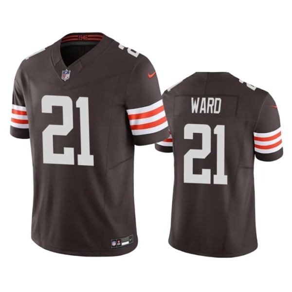 Cleveland Browns #21 Denzel Ward Brown 2023 F.U.S.E. Vapor Untouchable Limited Stitched Jersey