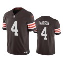 Cleveland Browns #4 Deshaun Watson Brown 2023 F.U.S.E. Vapor Untouchable Limited Stitched Jersey