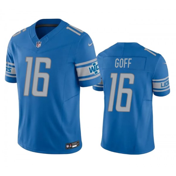 Detroit Lions #16 Jared Goff Blue 2023 F.U.S.E. Vapor Untouchable Limited Stitched Jersey