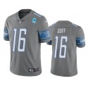 Detroit Lions #16 Jared Goff Gray 2023 90th Anniversary Vapor Untouchable Limited Stitched Jersey