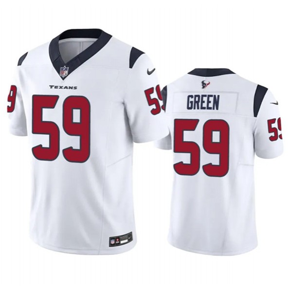 Houston Texans #59 Kenyon Green White 2023 F.U.S.E Vapor Untouchable Stitched Jersey