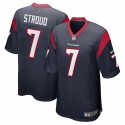 Houston Texans #7 C.J. Stroud Navy Stitched Game Jersey