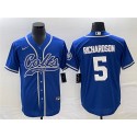Indianapolis Colts #5 Anthony Richardson Royal Cool Base Stitched Jersey