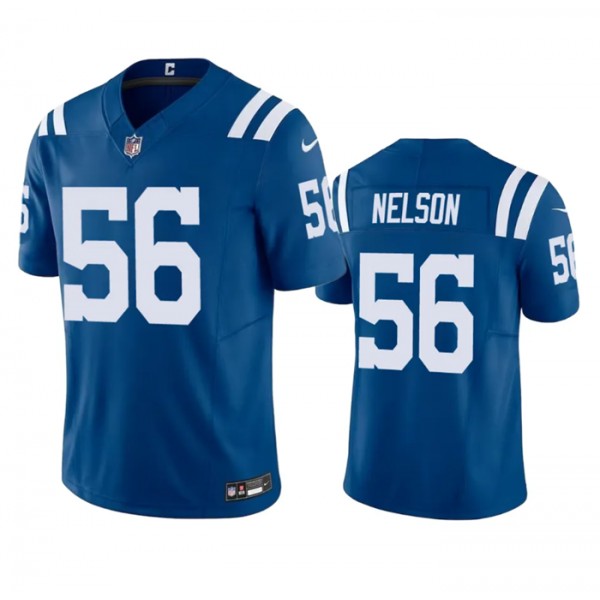 Indianapolis Colts #56 Quenton Nelson Blue 2023 F.U.S.E Vapor Untouchable Stitched Jersey