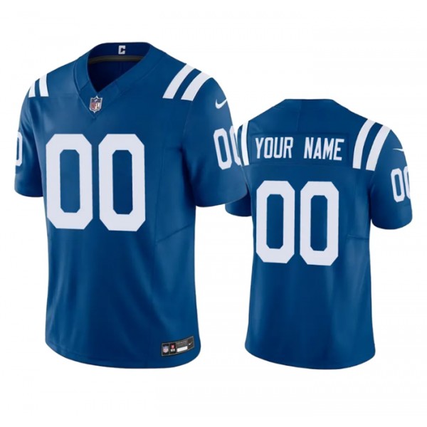 Indianapolis Colts Custom Blue 2023 F.U.S.E Vapor Untouchable Stitched Jersey