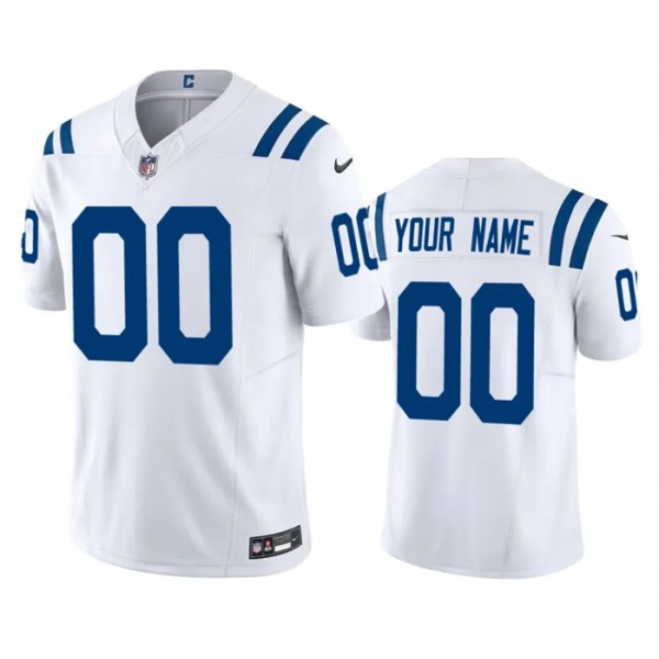 Indianapolis Colts Custom White 2023 F.U.S.E Vapor Untouchable Stitched Jersey