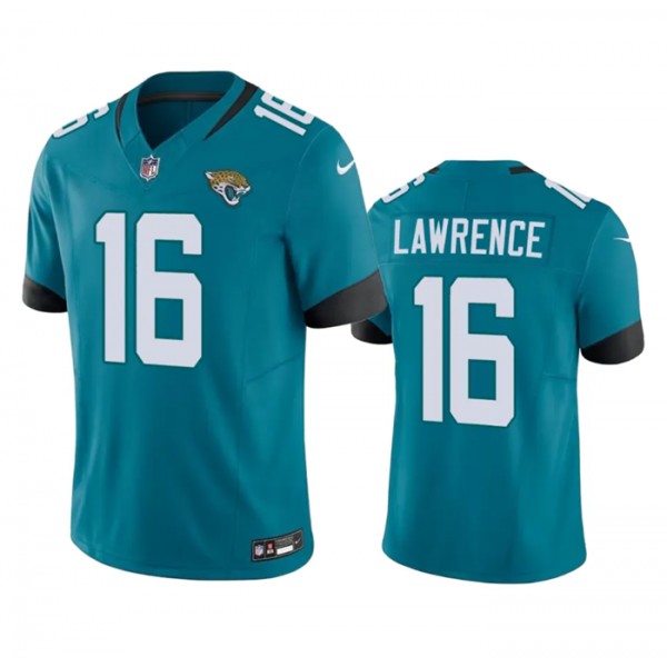 Jacksonville Jaguars #16 Trevor Lawrence Teal 2023 F.U.S.E Vapor Untouchable Limited Stitched Jersey