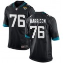 Jacksonville Jaguars #76 Anton Harrison Black 2023 Draft Stitched Game Jersey