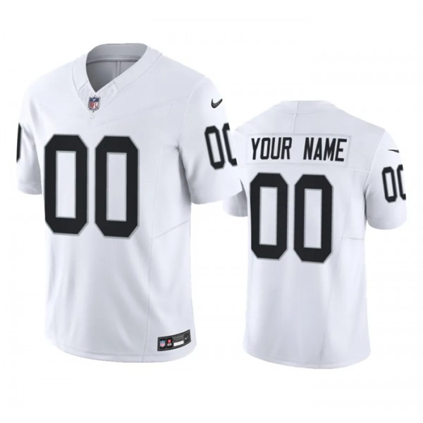 Las Vegas Raiders Custom Black 2023 F.U.S.E Vapor Untouchable Stitched Jersey