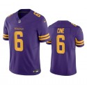 Minnesota Vikings #6 Lewis Cine Purple 2023 F.U.S.E. Color Rush Stitched Jersey