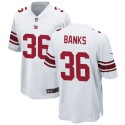 New York Giants #36 Deonte Banks White 2023 Draft Stitched Game Jersey