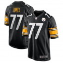 Pittsburgh Steelers #77 Broderick Jones Black Stitched Game Jersey