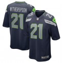 Seattle Seahawks #21 Devon Witherspoon Navy Stitched Game Jersey
