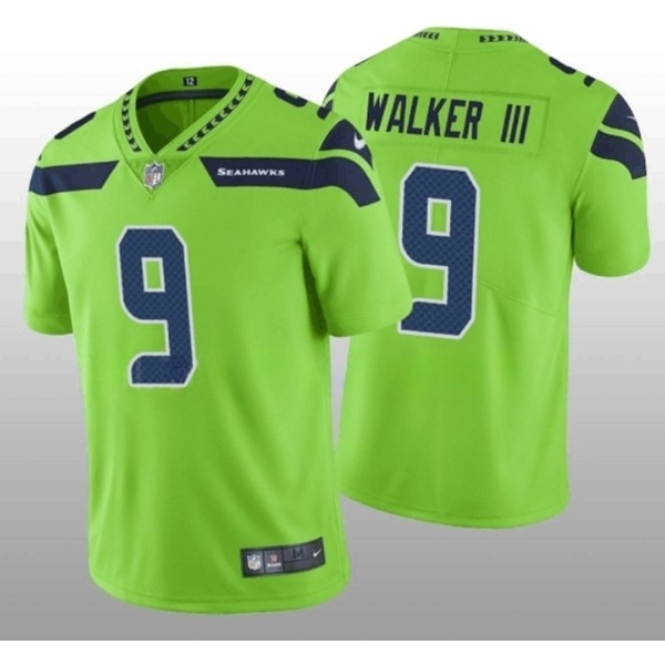 Seattle Seahawks #9 Kenneth Walker III Green Vapor Untouchable Limited Stitched Jersey