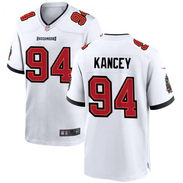 Tampa Bay Buccaneers #94 Calijah Kancey White 2023 Draft Stitched Game Jersey