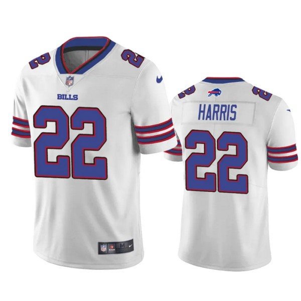 Buffalo Bills #22 Damien Harris White Vapor Untouchable Limited Stitched Jersey