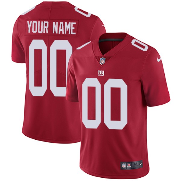 New York Giants ACTIVE PLAYER Custom Red Vapor Untouchable Limited Stitched NFL Jersey