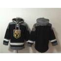 Vegas Golden Knights Blank Black Ageless Must-Have Lace-Up Pullover Hoodie