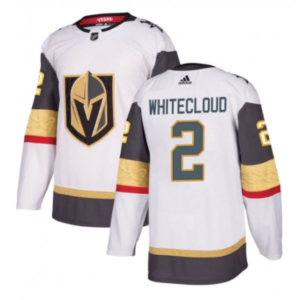 Vegas Golden Knights #2 Zach Whitecloud White Stitched Jersey