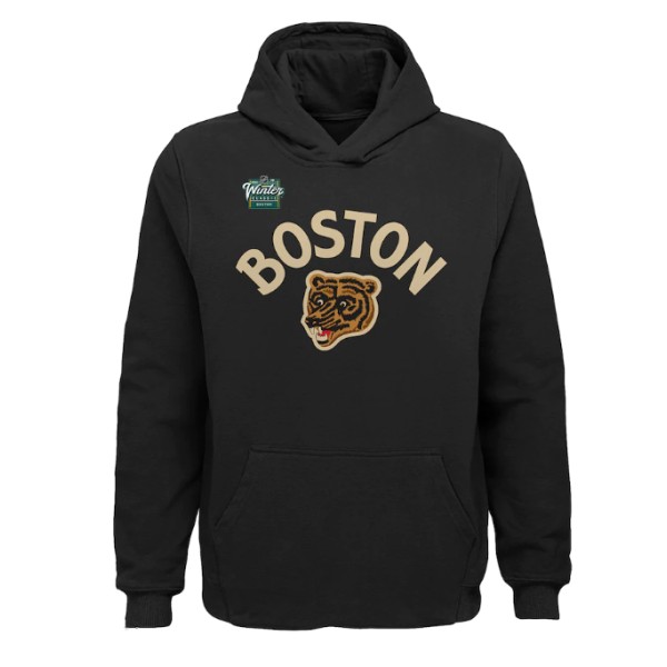Boston Bruins Black Winter Classic Pullover Hoodie