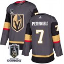 Vegas Golden Knights #7 Alex Pietrangelo Gray 2023 Stanley Cup Champions Stitched Jersey