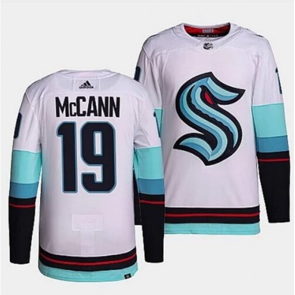 Seattle Kraken #19 Jared McCann White Stitched Jersey
