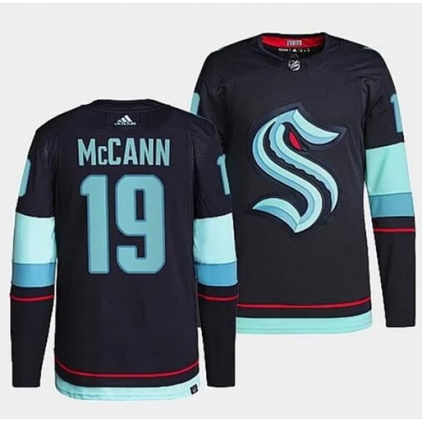 Seattle Kraken #19 Jared McCann Blue Stitched Jersey