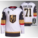 Vegas Golden Knights #71 William Karlsson White 2023 Stanley Cup Champions Stitched Jersey