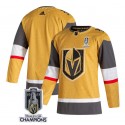 Vegas Golden Knights Blank Gold 2023 Stanley Cup Champions Stitched Jersey