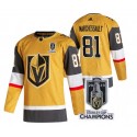 Vegas Golden Knights #81 Jonathan Marchessault Gold 2023 Stanley Cup Champions Stitched Jersey