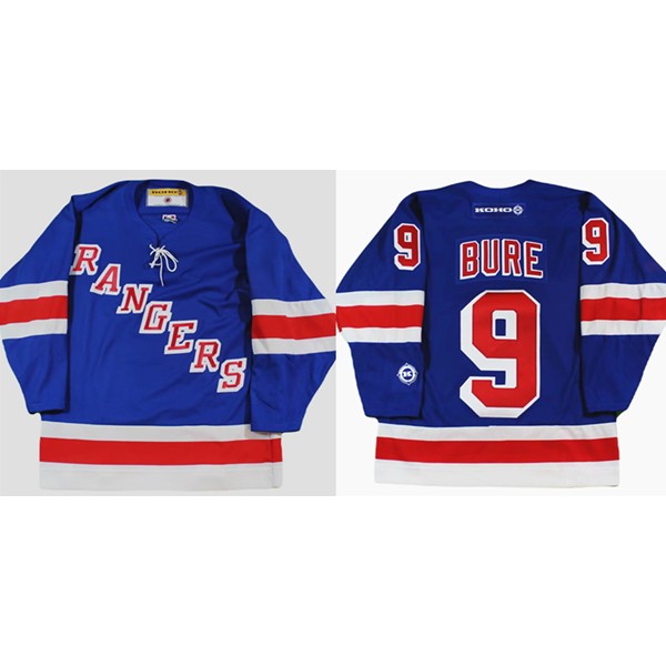 New York Rangers #9 Pavel Bure Blue Stitched Jersey
