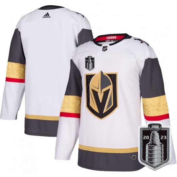 Vegas Golden Knights Blank White 2023 Stanley Cup Final Stitched Jersey